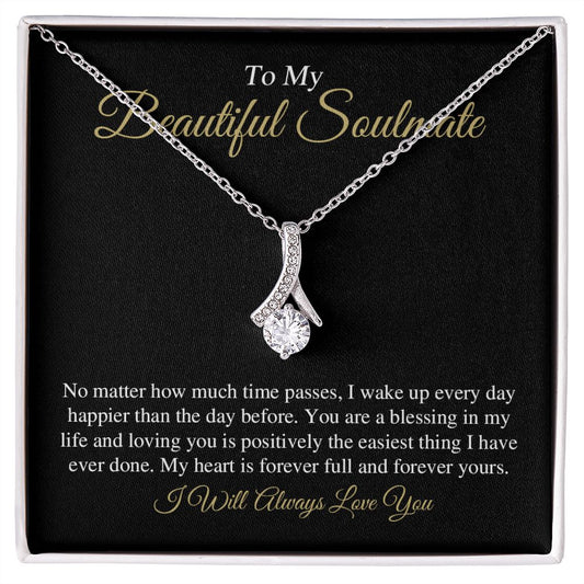My Beautiful Soulmate | You Are a Blessing - Alluring Beauty Necklace